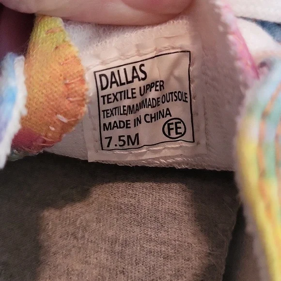 Jelly pop tie-dye shoes size 7.5 - Picture 4 of 8